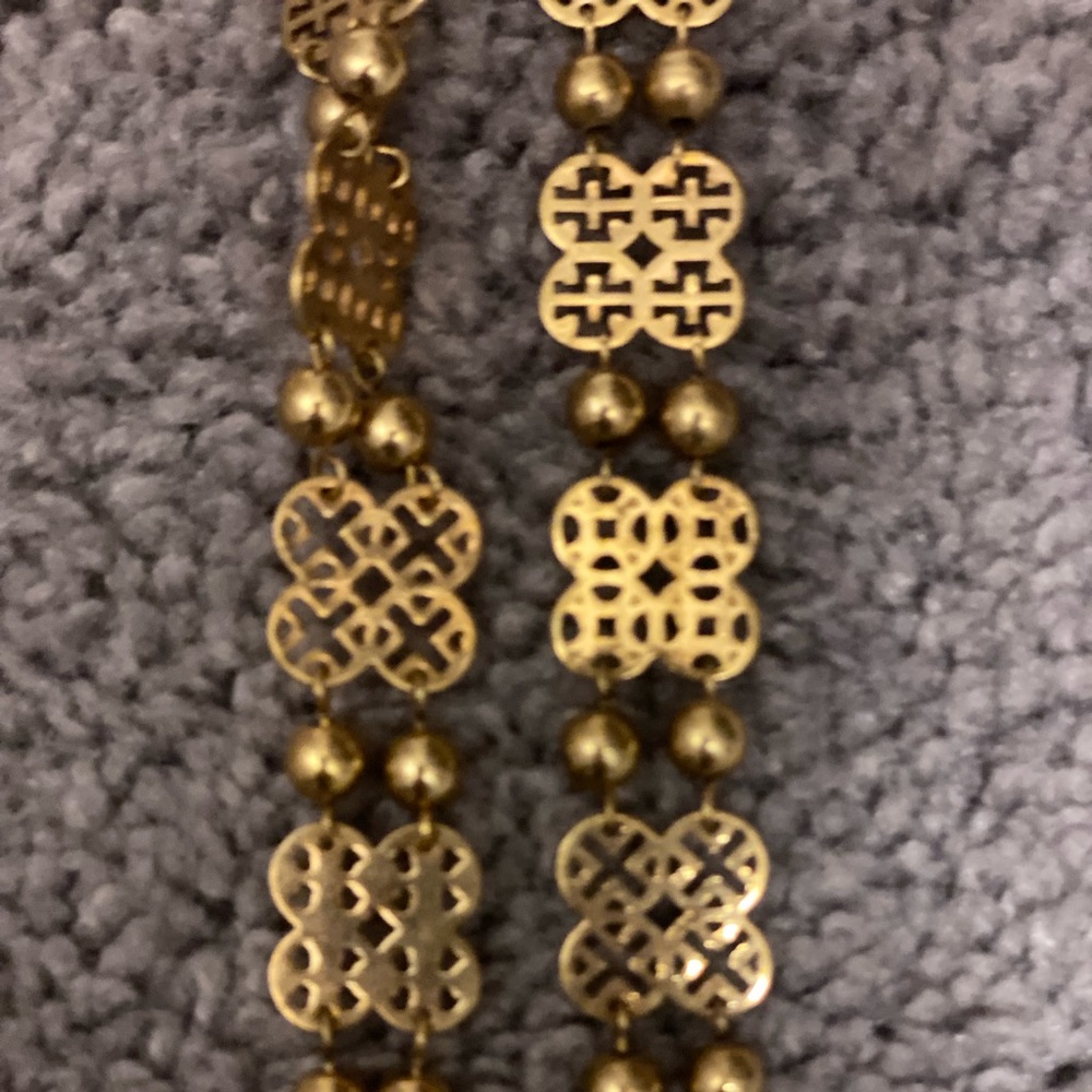Tory Burch costume gold necklace - Picture 2 of 2